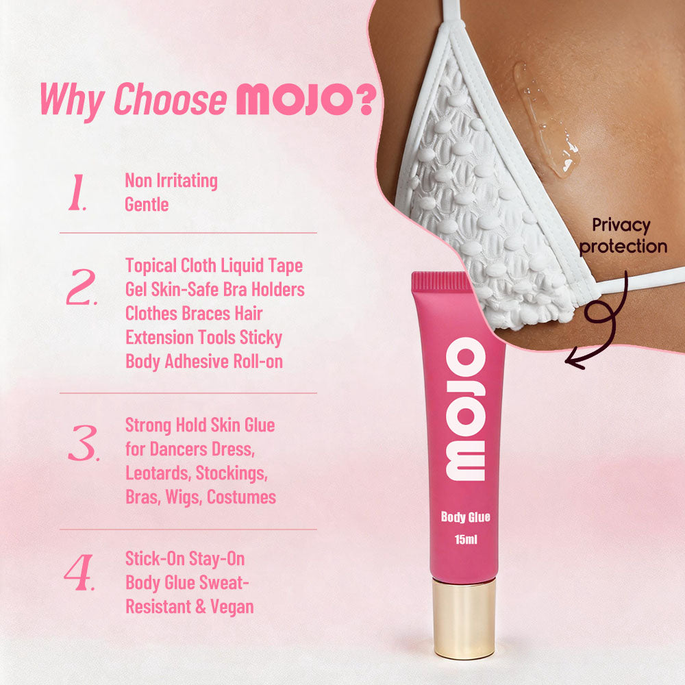 MOJO Premium Metal Cap Body Glue｜15ml OEM/ODM Custom Product