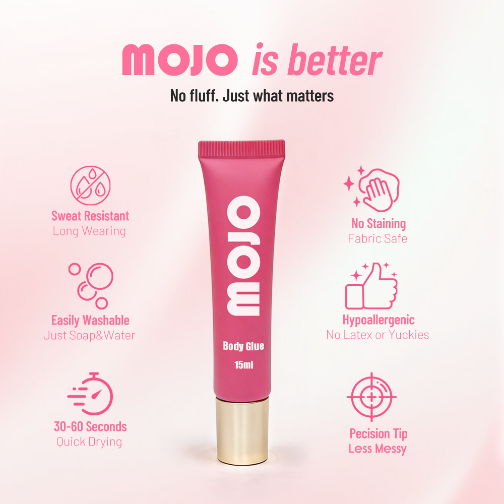 MOJO Premium Metal Cap Body Glue｜15ml OEM/ODM Custom Product