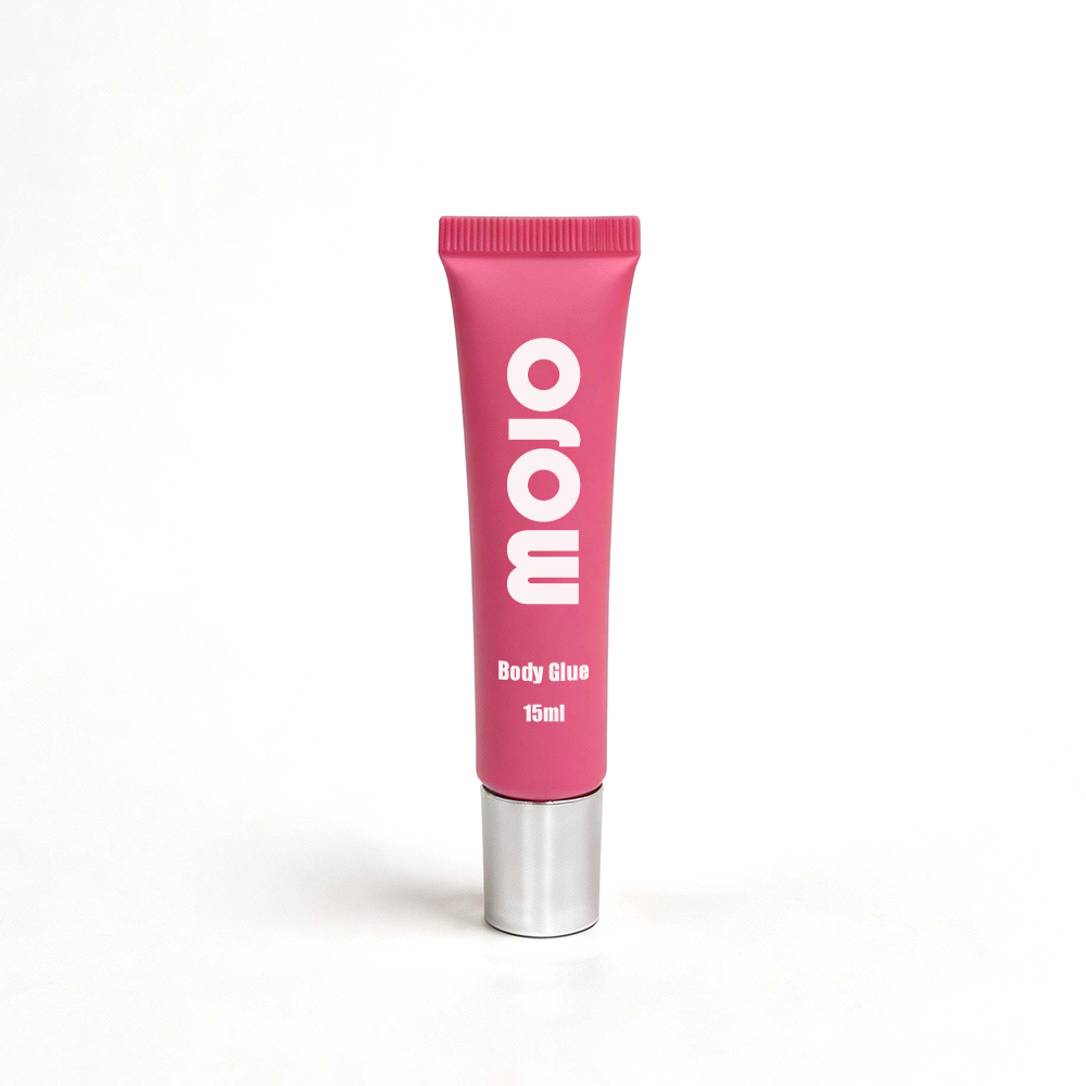 MOJO Premium Silver Metal Cap Body Glue｜15ml OEM/ODM Custom Product