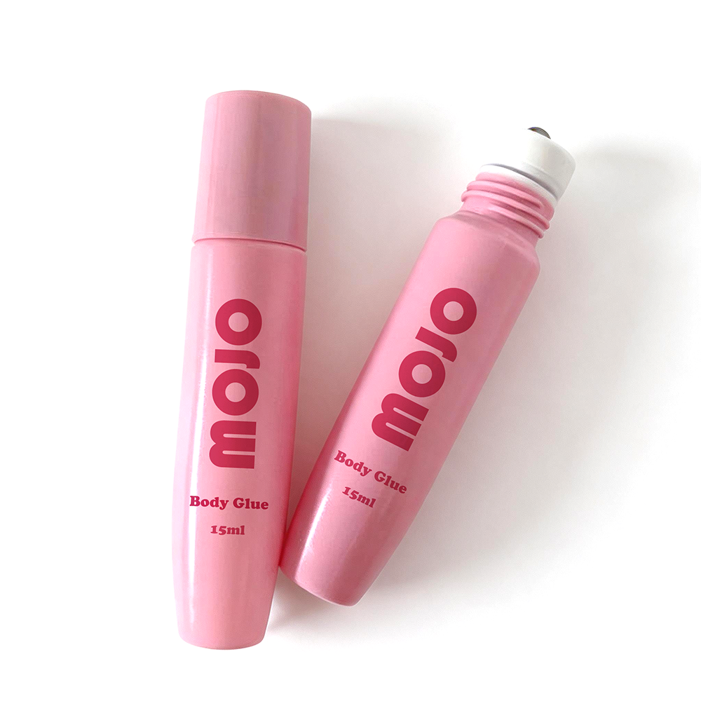 MOJO Wholesale Shaped Bottle Roll-On Body Glue｜15ml OEM/ODM Custom Product