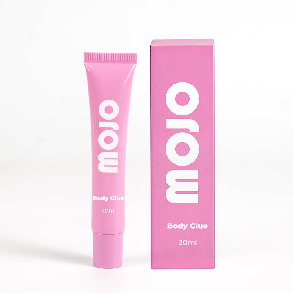 MOJO Wholesale Solid Color Tube Body Glue｜20ml OEM/ODM Custom Product