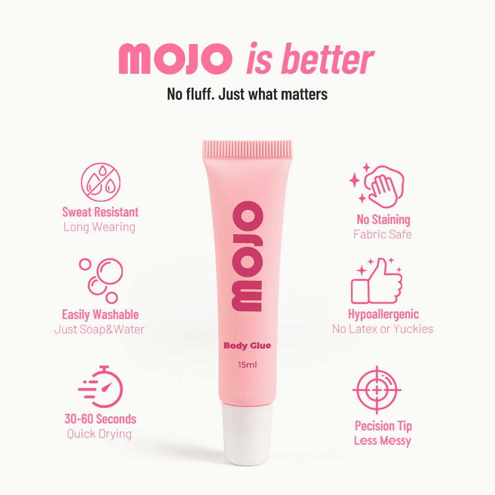 MOJO Wholesale Two-Tone Tube Body Glue｜15ml OEM/ODM Custom Product