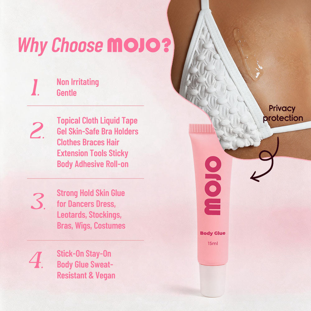 MOJO Wholesale Two-Tone Tube Body Glue｜15ml OEM/ODM Custom Product