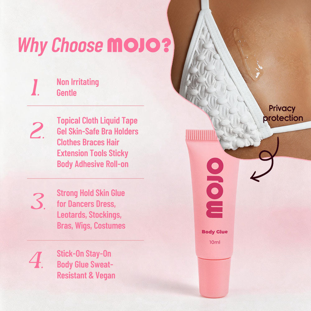 MOJO Wholesale Mini Tube Body Glue｜10ml OEM/ODM Custom Product