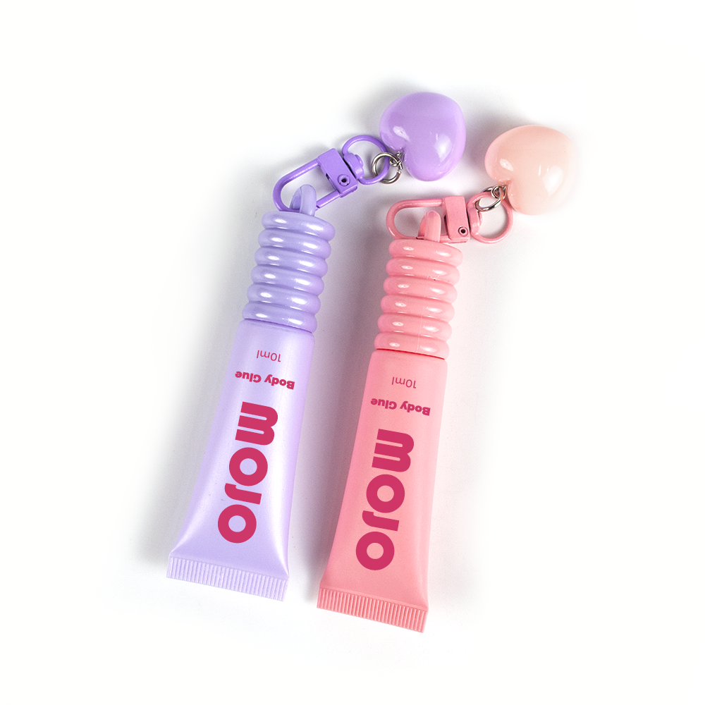 MOJO Wholesale Heart Charm Keychain Body Glue｜10ml OEM/ODM