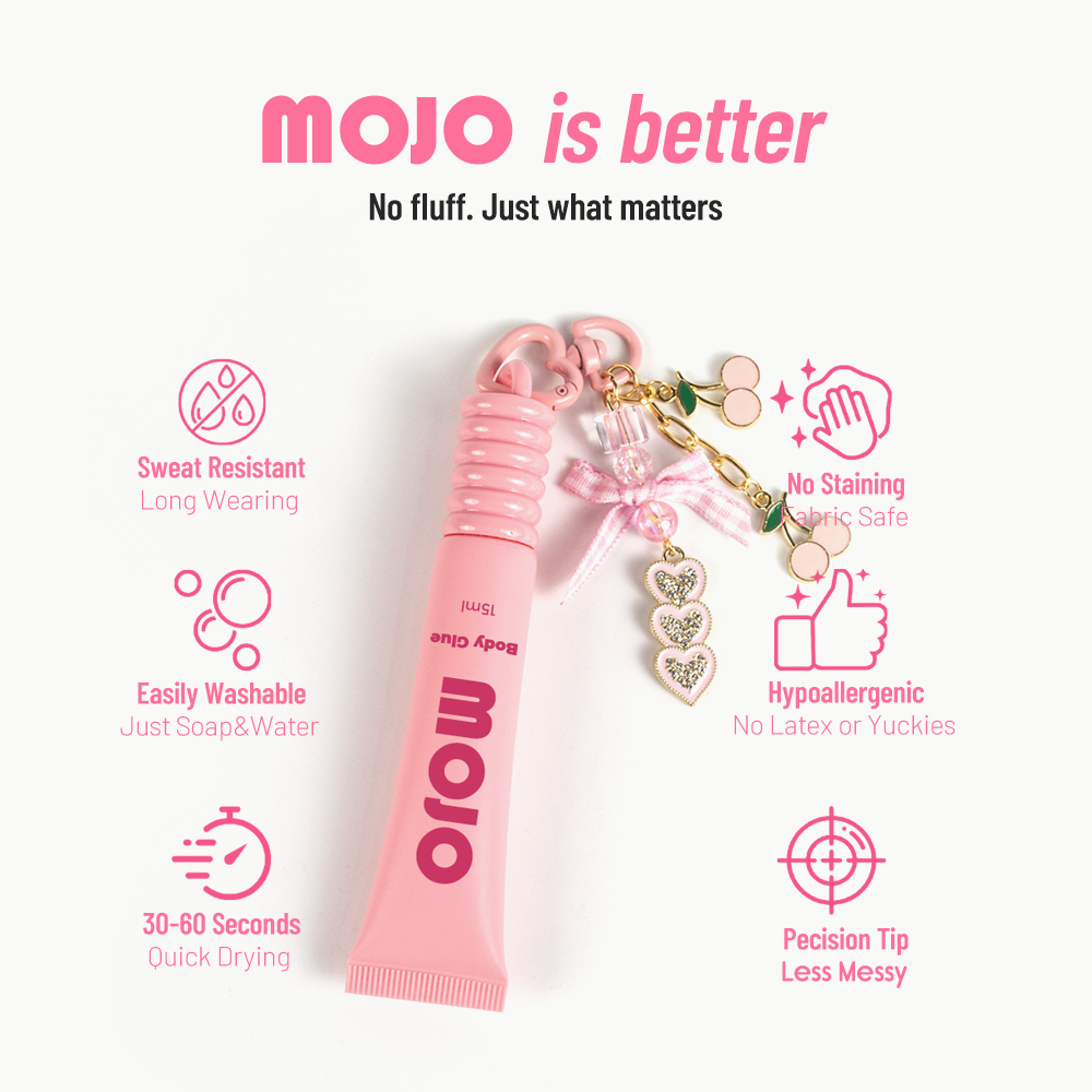 MOJO Wholesale Decorative Charm Keychain Body Glue｜15ml OEM/ODM