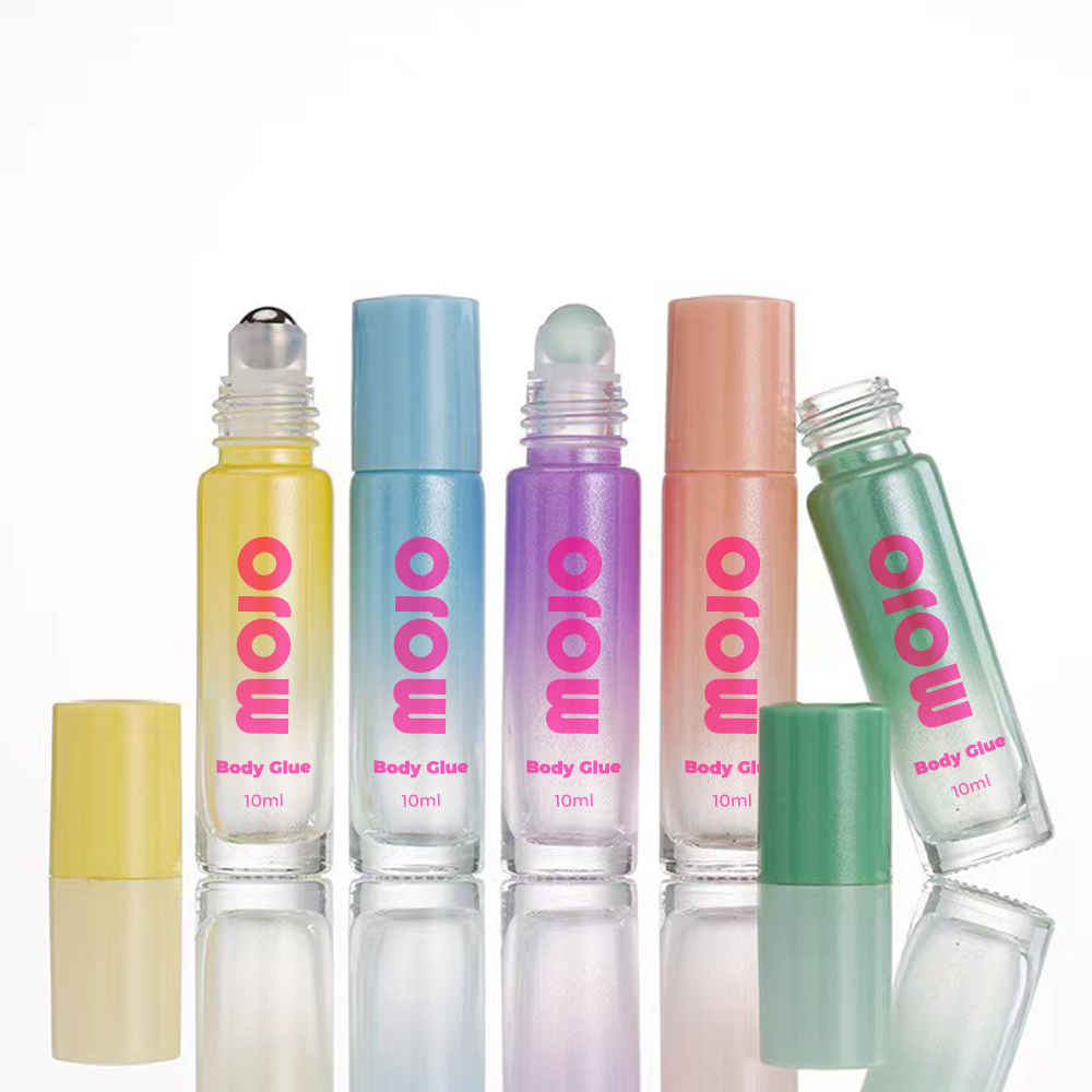 MOJO Wholesale Glass Roll-On Body Glue｜10ml OEM/ODM Custom Product