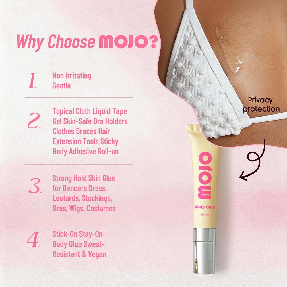 MOJO Wholesale Matte Yellow Metal Cap Body Glue｜15ml OEM/ODM Custom Product