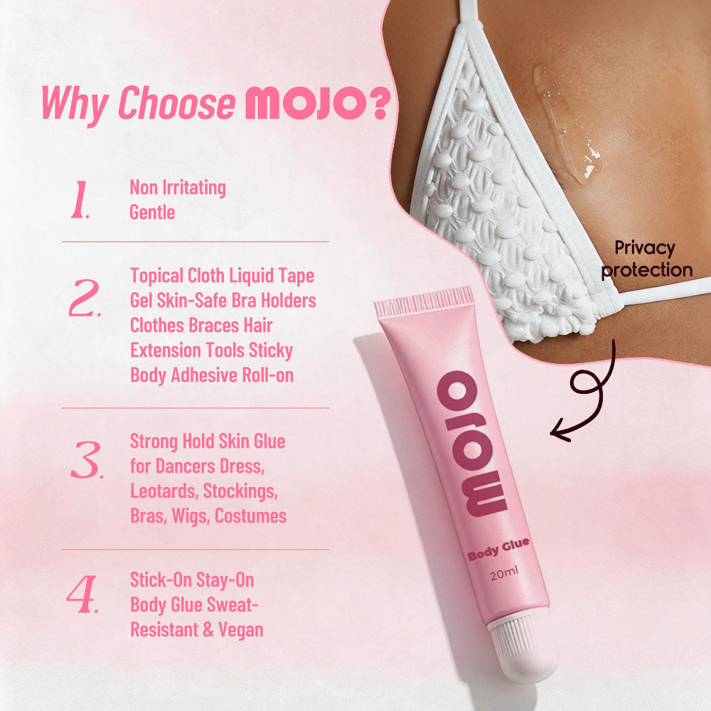 MOJO Wholesale Matte Color Press Cap Body Glue｜20ml OEM/ODM