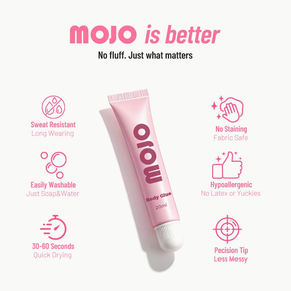 MOJO Wholesale Matte Color Press Cap Body Glue｜20ml OEM/ODM