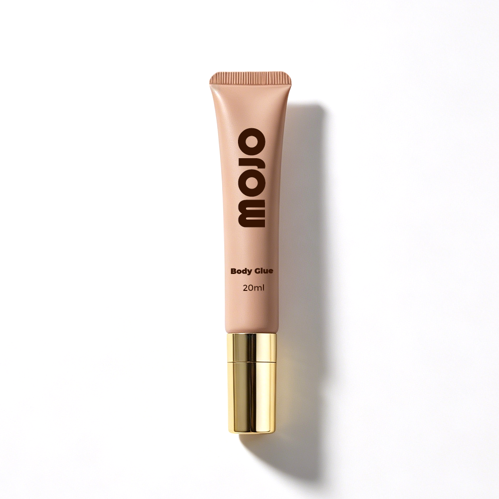 MOJO Wholesale Coffee Brown Massage Tip Body Glue｜20ml OEM/ODM